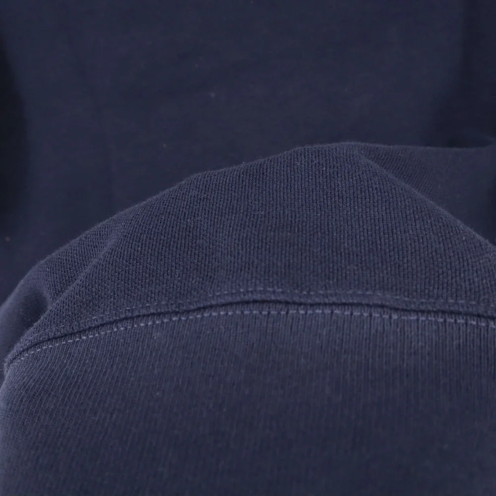 J. Crew Piqué‎ Fleece Sweatshirt Men XS Blue Preppy Academia Collegiate Classic